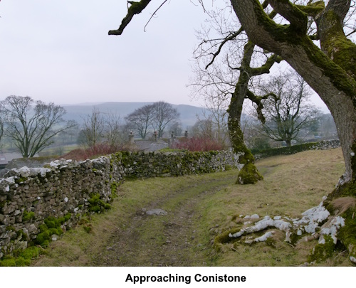 Approaching Conistone.