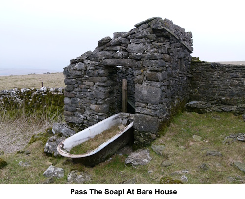 Bath at Bare House.