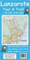 Lanzarote Tour and Trail map